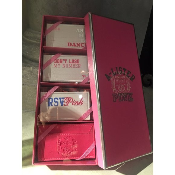Victoria's Secret PINK Business Card Set RARE HTF - Picture 1 of 3
